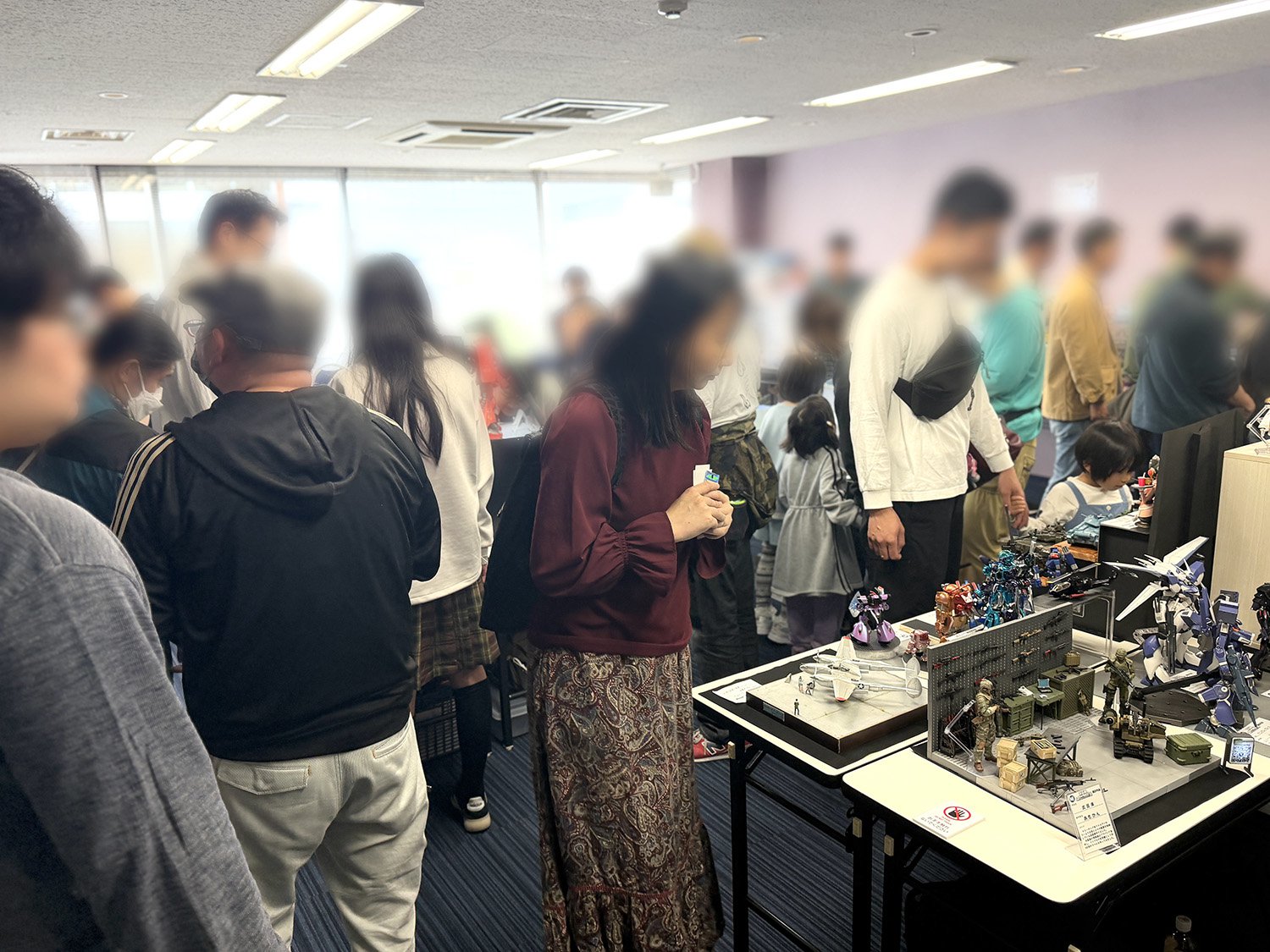 ホビ展キャラバン宇都宮編の会場全体の様子