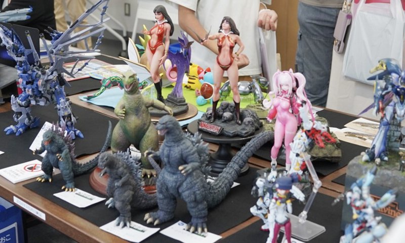 会場に並んだ作品展示の様子