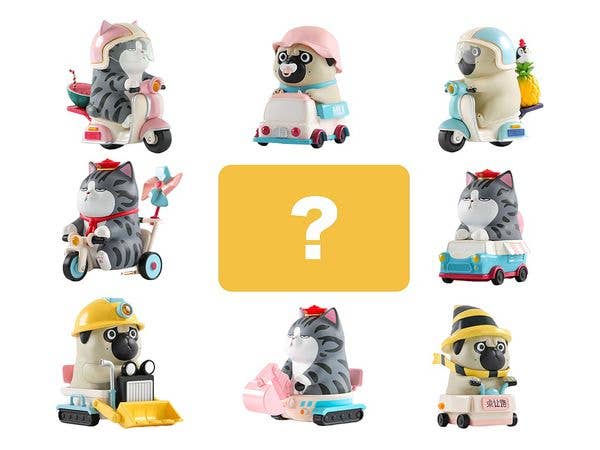 52TOYS CANDYBOX 吾皇巴扎黒 安全運転シリーズ 1Box 8pcs