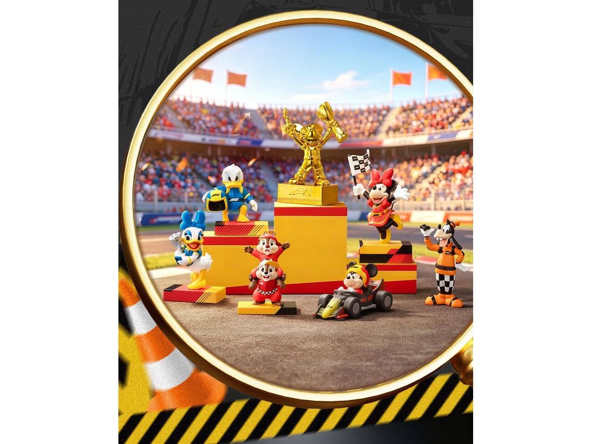 BLINDBOX ディズニー ミッキー&フレンズ: F1(R) レーシング・デイズ 1Box 6pcs
