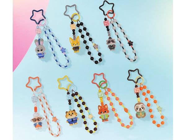 BLINDBOX ズートピア なかよしフレンズ キーホルダー 1Box 6pcs