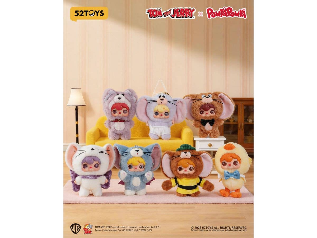 BLINDBOX POUKAPOUKA x トムとジェリー トゥルー・フレンズ ぬいぐるみストラップ 1Box 6pcs
