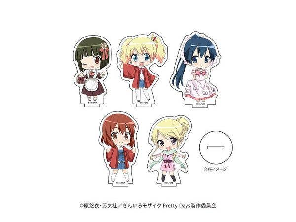 きんいろモザイク Pretty Days アクリルぷちスタンド 01 1Box 5pcs