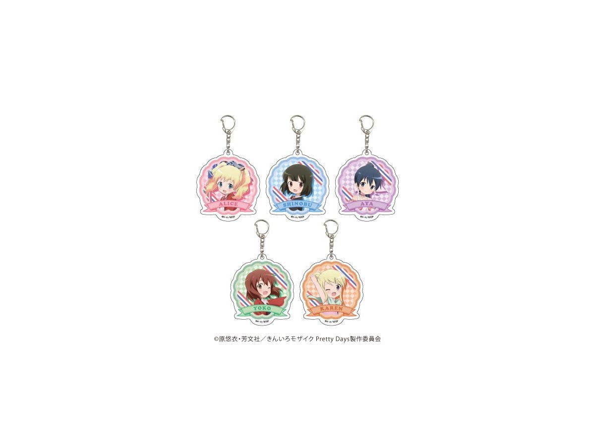 きんいろモザイク Pretty Days アクリルキーホルダー 01 1Box 5pcs