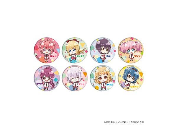 缶バッジ ゆるゆり、 02/(ミニキャラ) 1Box 8pcs