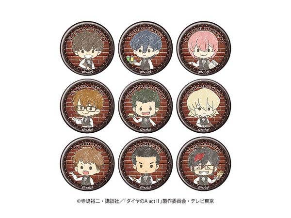 缶バッジ ダイヤのA act II 11/(グラフアートmini) 1Box 9pcs