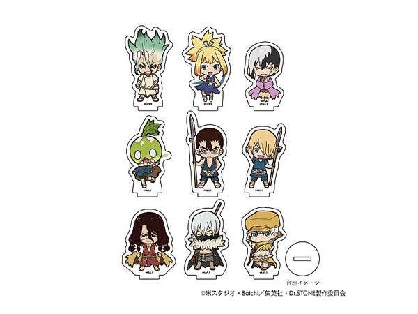 アクリルぷちスタンド Dr.STONE 01 (公式ミニキャラ) 1Box 9pcs