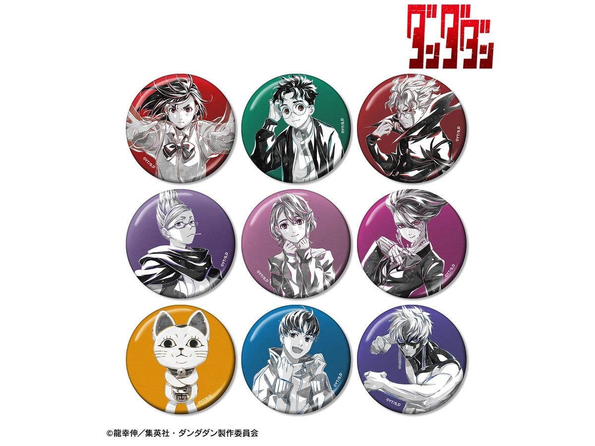 TVアニメ ダンダダン: トレーディング Ani-Art BLACK LABEL メタリック缶バッジ 1Box 9pcs