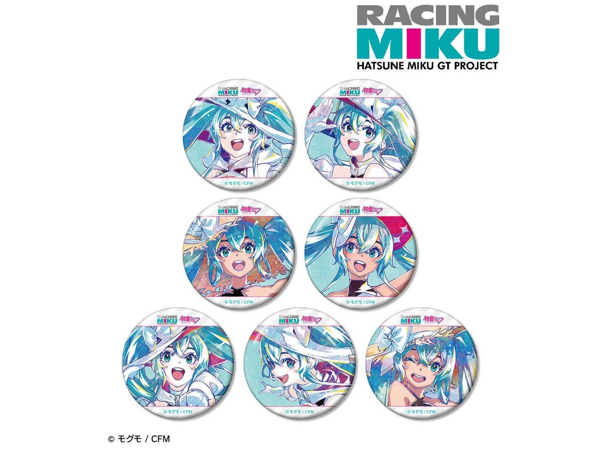 初音ミク GTプロジェクト: トレーディング Ani-Art 缶バッジ 1Box 7pcs