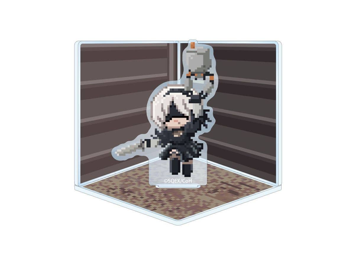 アニメ NieR:Automata Ver1.1a: 2B DOT DOT キューブ型ジオラマ風アクリルスタンド