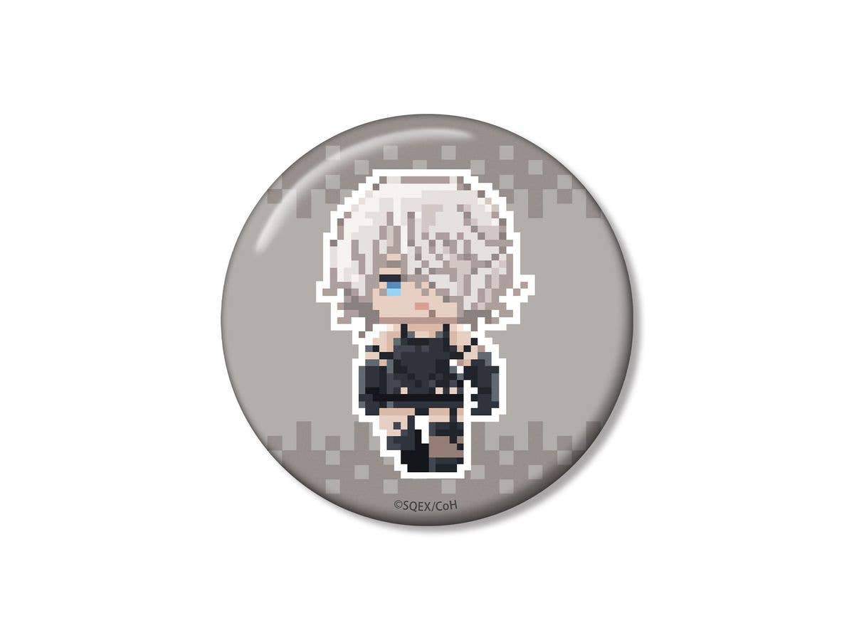 アニメ NieR:Automata Ver1.1a: A2 DOT DOT 100mm缶バッジ ver.A