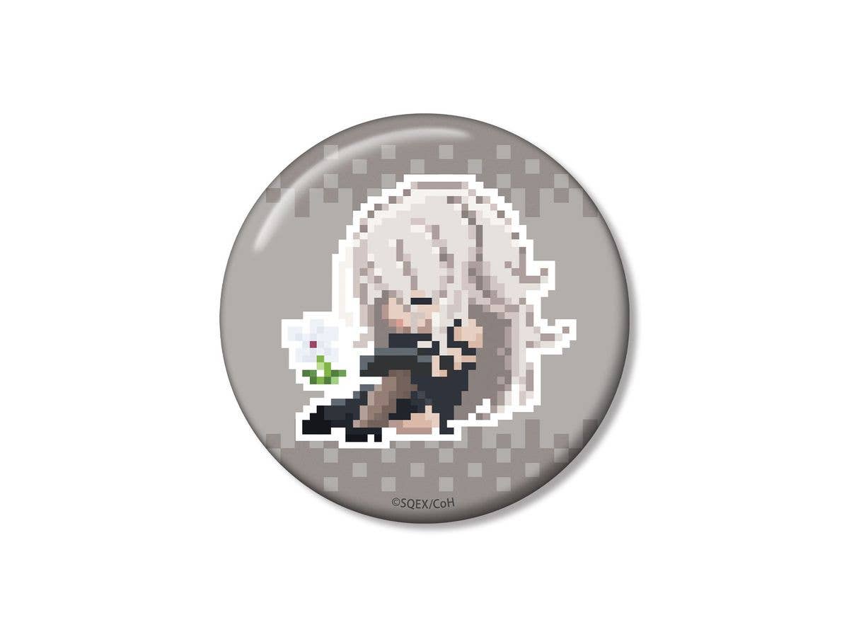 アニメ NieR:Automata Ver1.1a: A2 DOT DOT 100mm缶バッジ ver.B