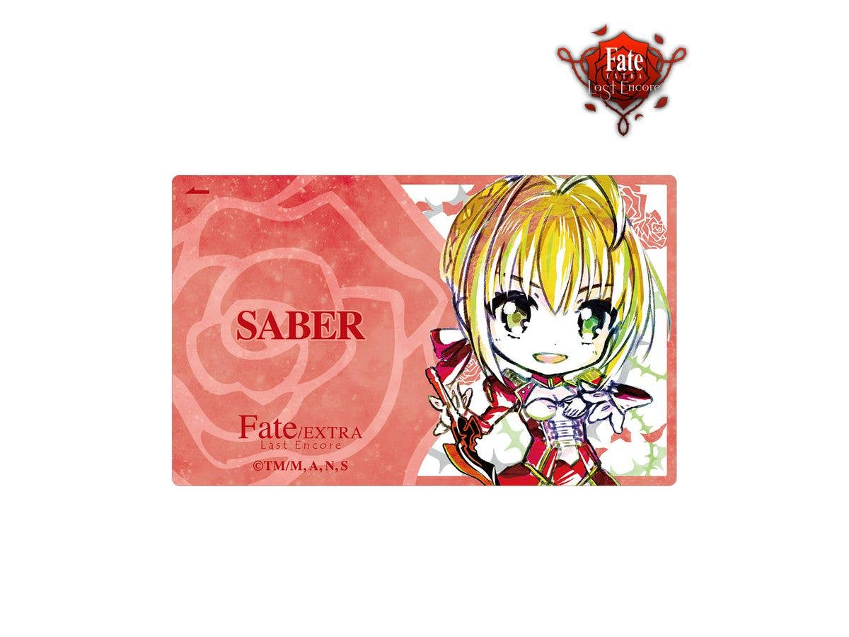Fate/EXTRA Last Encore セイバー デフォルメAni-Art カードステッカー