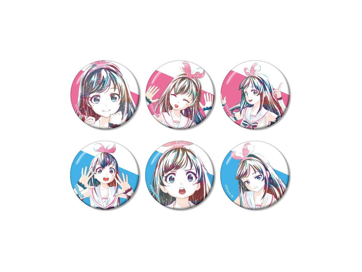 キズナアイ トレーディング Ani-Art 缶バッジ 1Box 6pcs