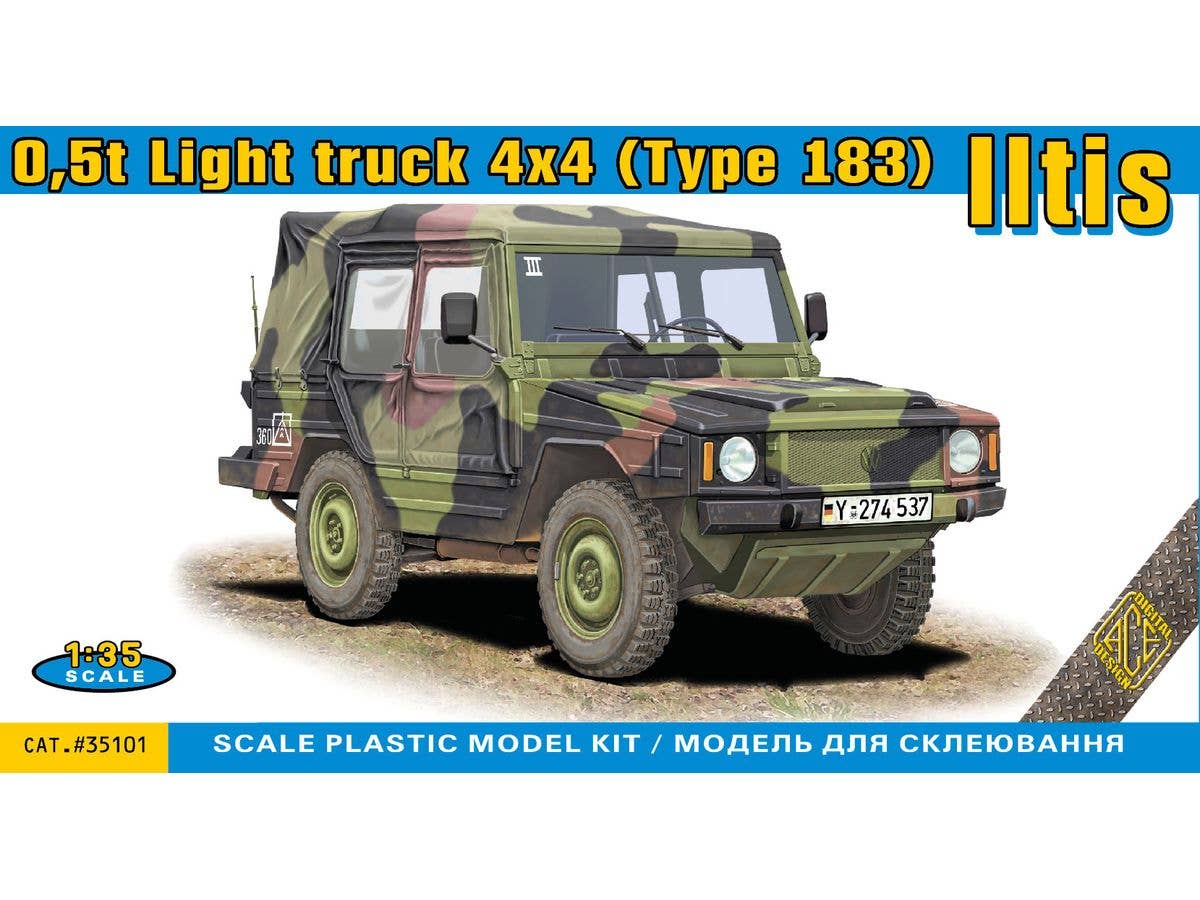 1/35 四輪駆動 0.5t小型軍用車 (タイプ183) イルティス