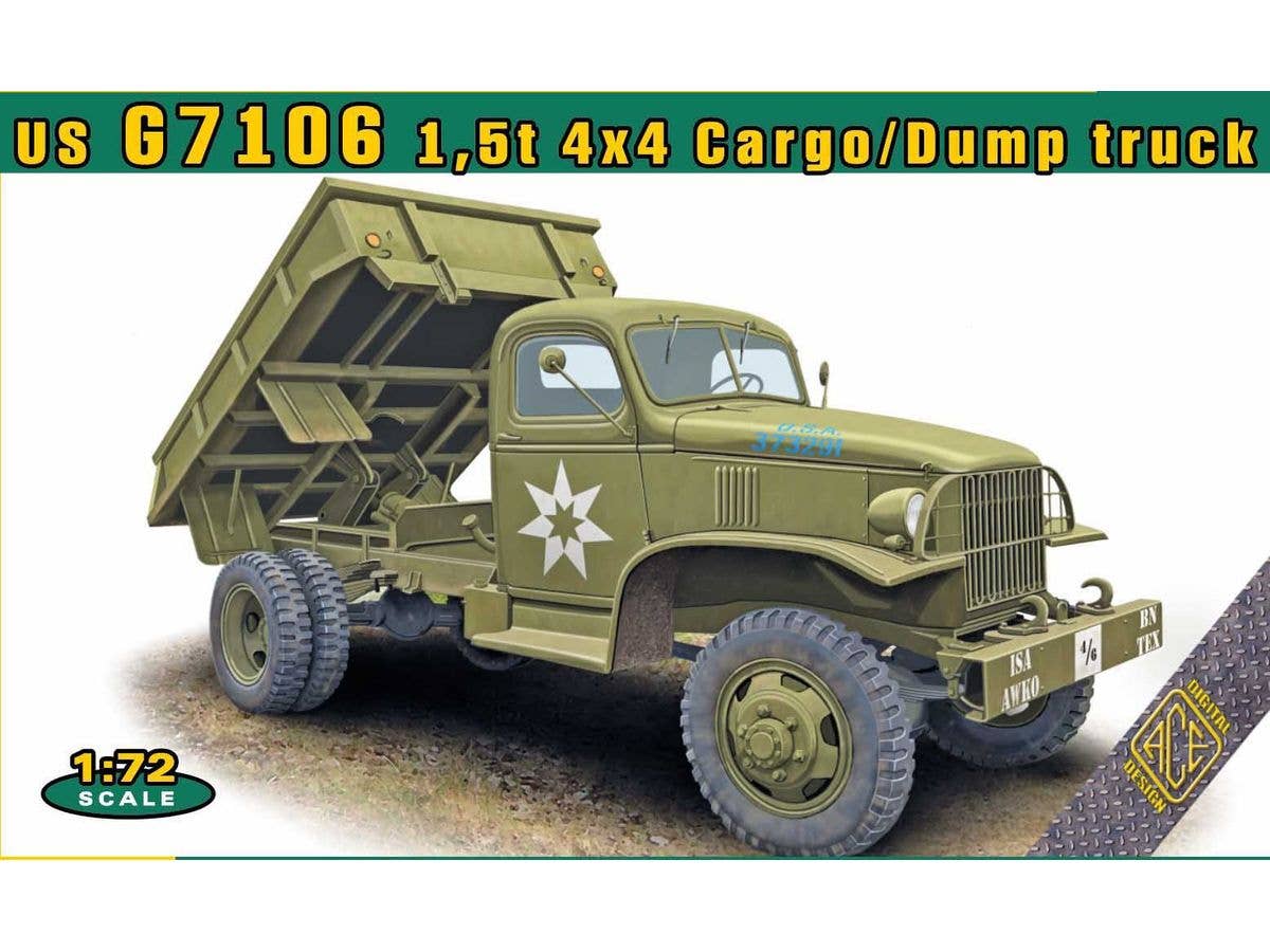 1/72 WW.II 米軍 G7106 1.5トン 四輪駆動ダンプトラック