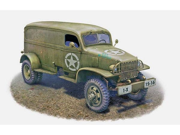 1/72 WW.II 米軍 G7105 1.5トン四輪駆動パネルバン