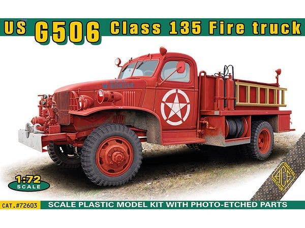 1/72 WW.II 米軍 G506 クラス135 1.5トン 四輪駆動消防車