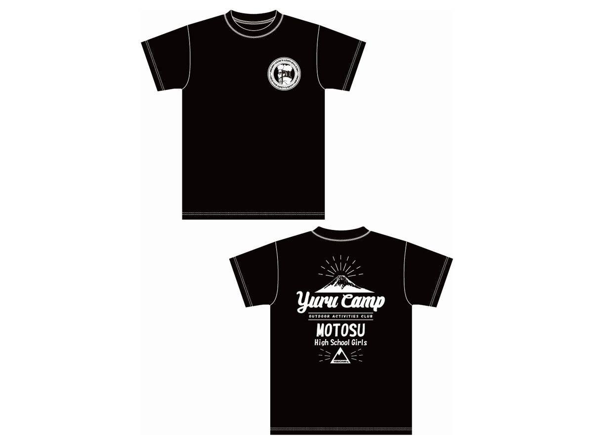 ゆるキャン 本栖高校Tシャツ (L) (千明) ブラック