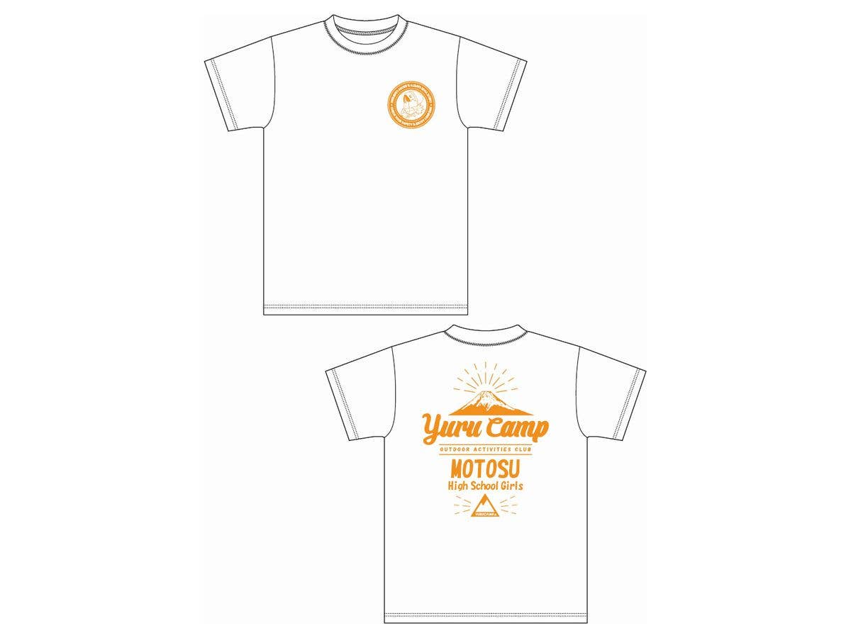 ゆるキャン 本栖高校Tシャツ (XL) (斉藤) ホワイト