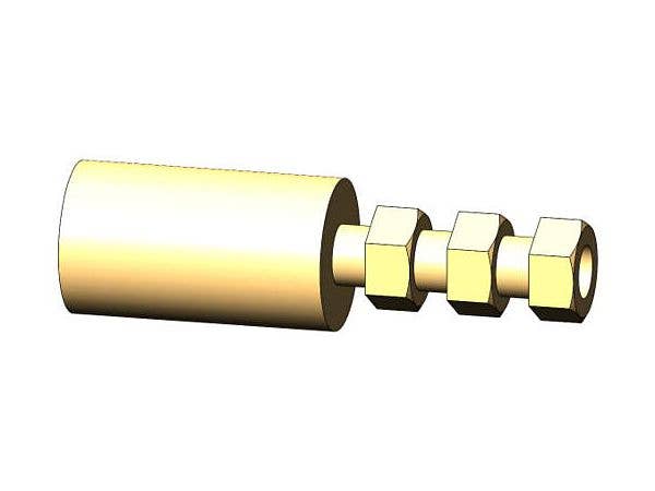 連結式六角ナット.S (3 x 8本) 24個入り