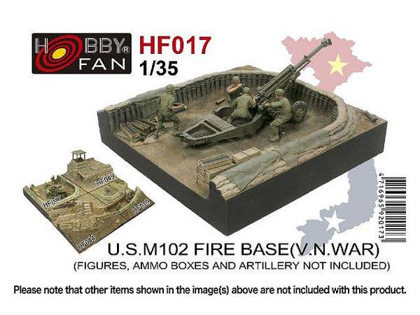 1/35 アメリカ軍 M102榴弾砲陣地&弾薬 (ベトナム戦争)