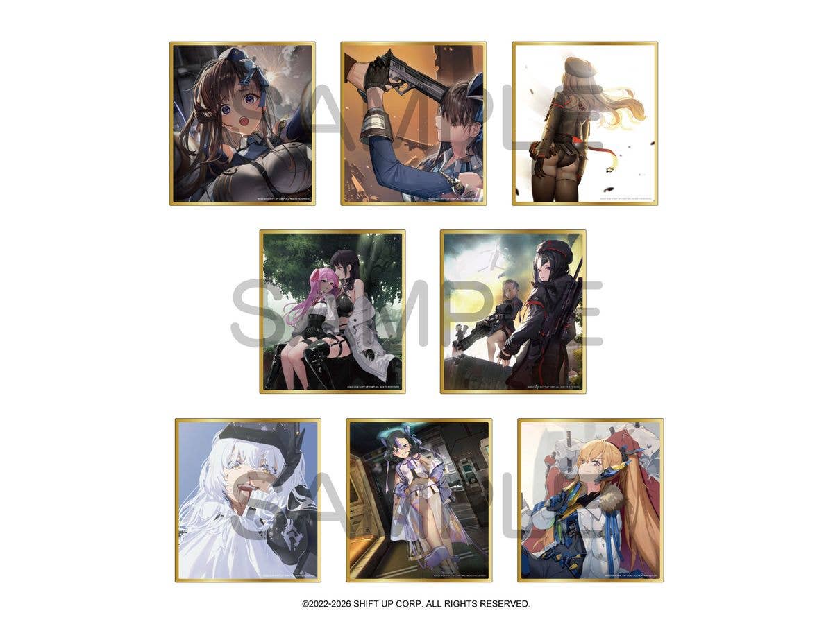 勝利の女神:NIKKE: The Memoir scene chapter.00-14 アクリルクリア色紙 1Box 8pcs