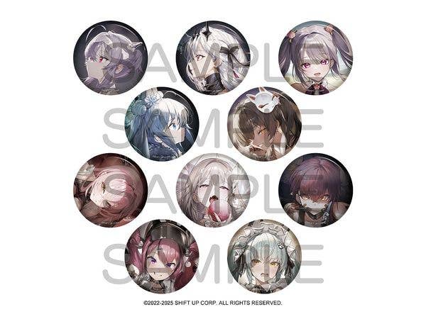 勝利の女神:NIKKE BURST COLLECTION缶バッジ Vol.8 1Box 10pcs