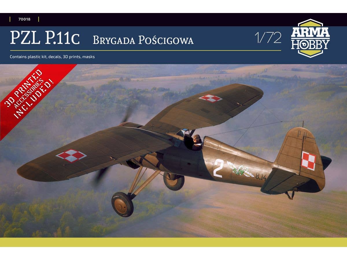 1/72 PZL P.11c 戦闘機旅団