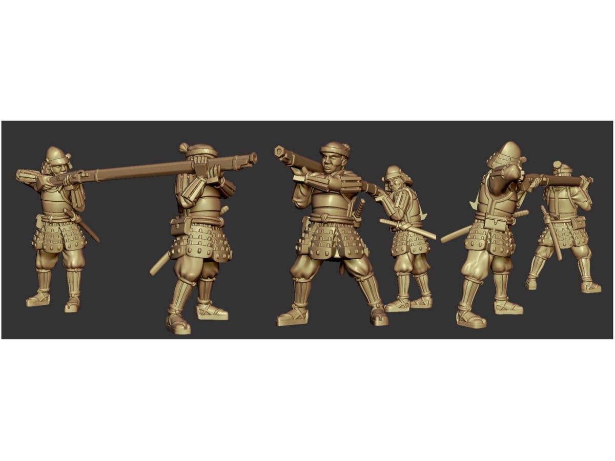 1/72 Mr & Mrs History 日本戦国時代 大筒(6体セット)