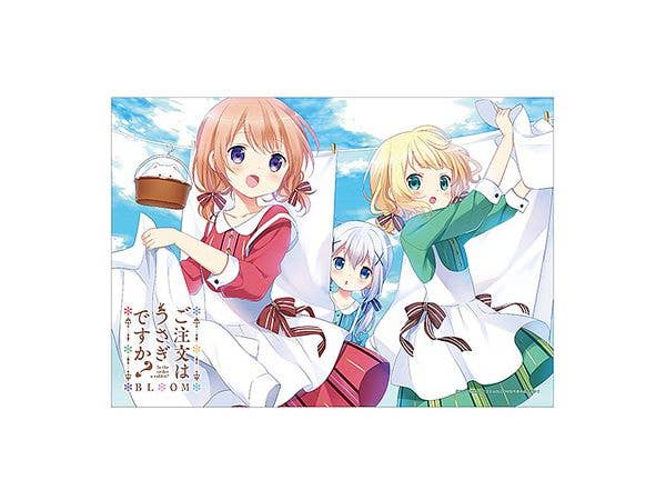 ご注文はうさぎですか? BLOOM もふもふブランケット F:ココア・チノ・シャロ