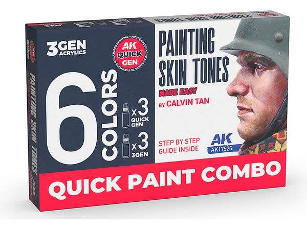 [QG]スキントーン肌色塗装6色セット