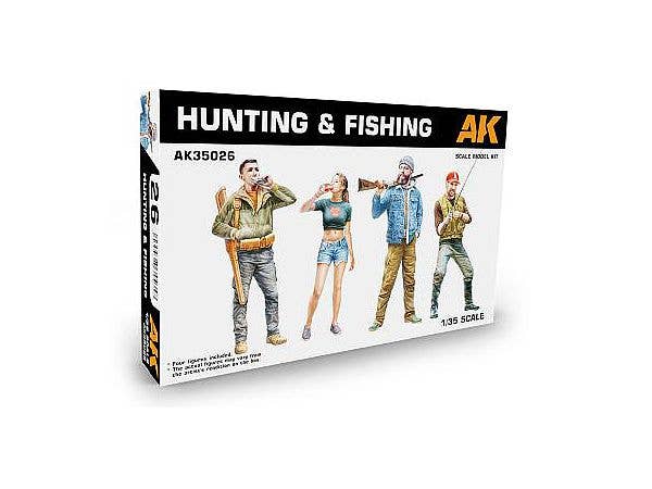 1/35 ハンティング & フィッシング フィギュア 4体セット