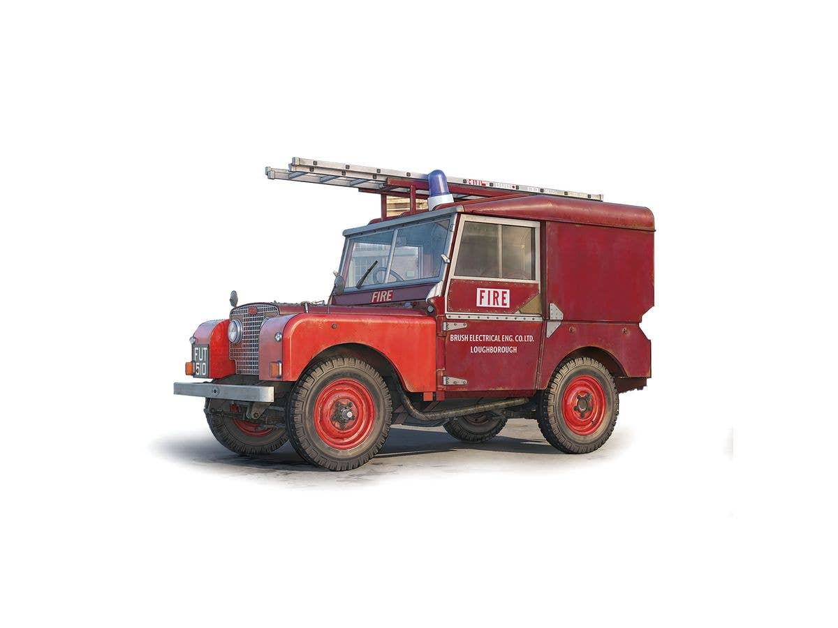 1/35 ランドローバー 消防車 (ブラッシュ製)