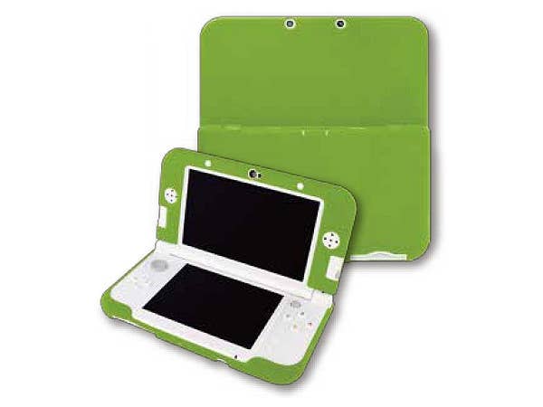 New Nintendo 3DS LL用: シリコンケース ライム