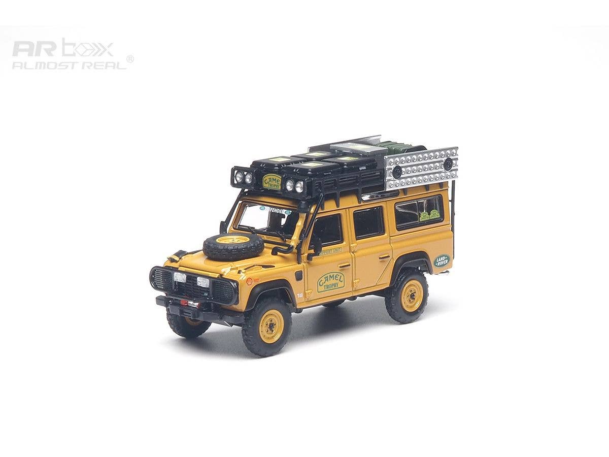 1/64 Land Rover DEFENDER 110 キャメルトロフィー サポートユニット サバ州・マレーシア 1993