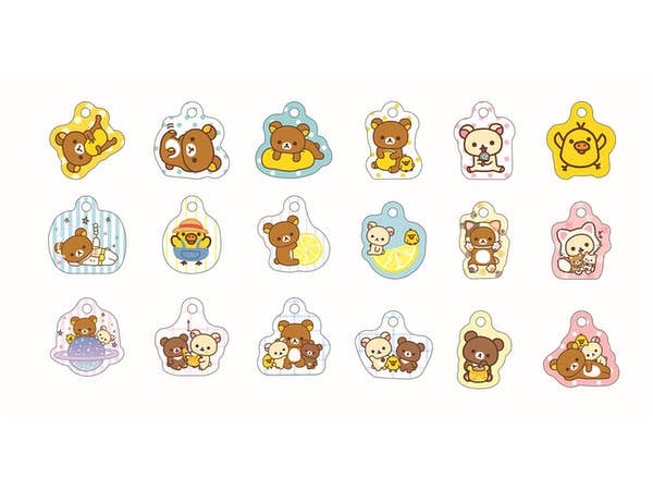 リラックマ のんびりメタルチャーム 1Box 18pcs