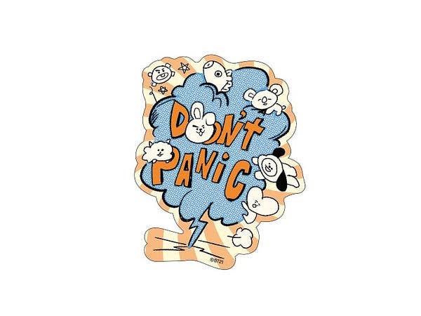 BT21: トラベルステッカー DON'T PANIC