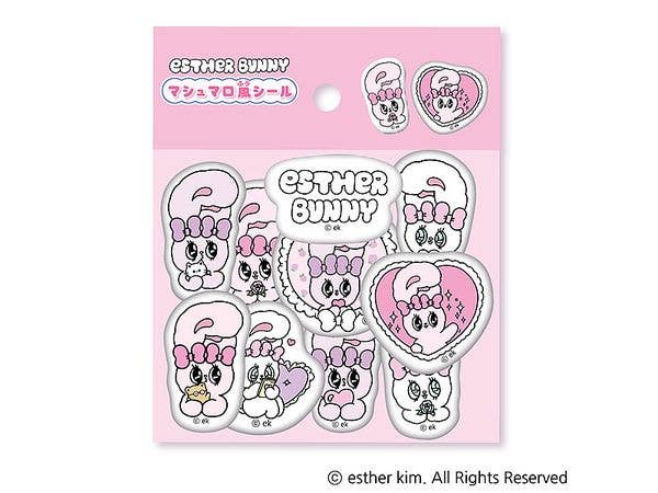 エスターバニー: マシュマロ風シール