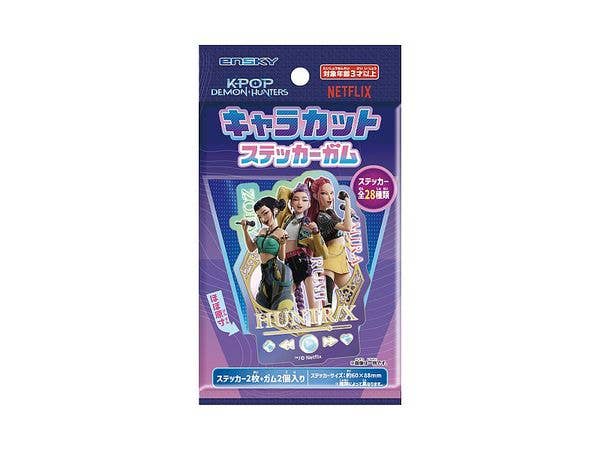 KPOPガールズ!デーモン・ハンターズ: キャラカットステッカーガム 1Box 16pcs