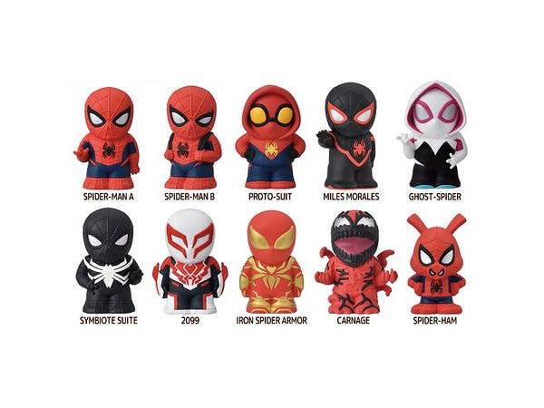 スパイダーマン: ソフビパペットマスコット 1Box 10pcs