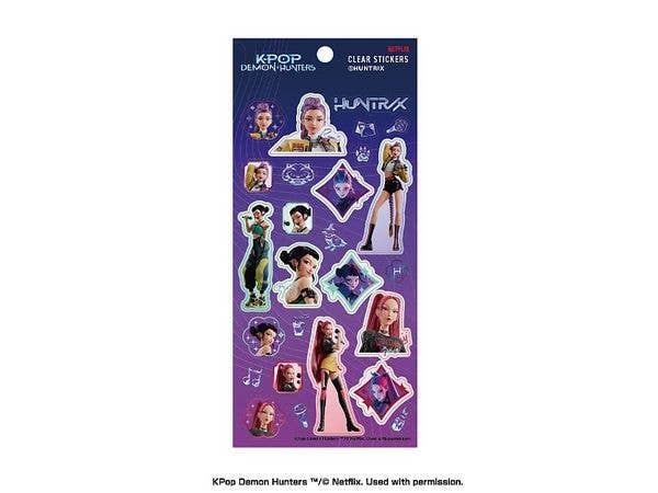KPOPガールズ! デーモン・ハンターズ: CLEAR STICKERS 1. HUNTR/X