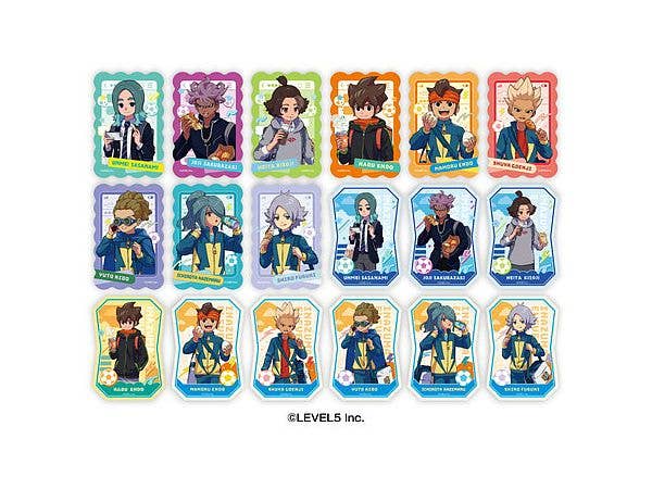イナズマイレブン 英雄たちのヴィクトリーロード: ダイカットステッカーコレクション 1Box 9pcs