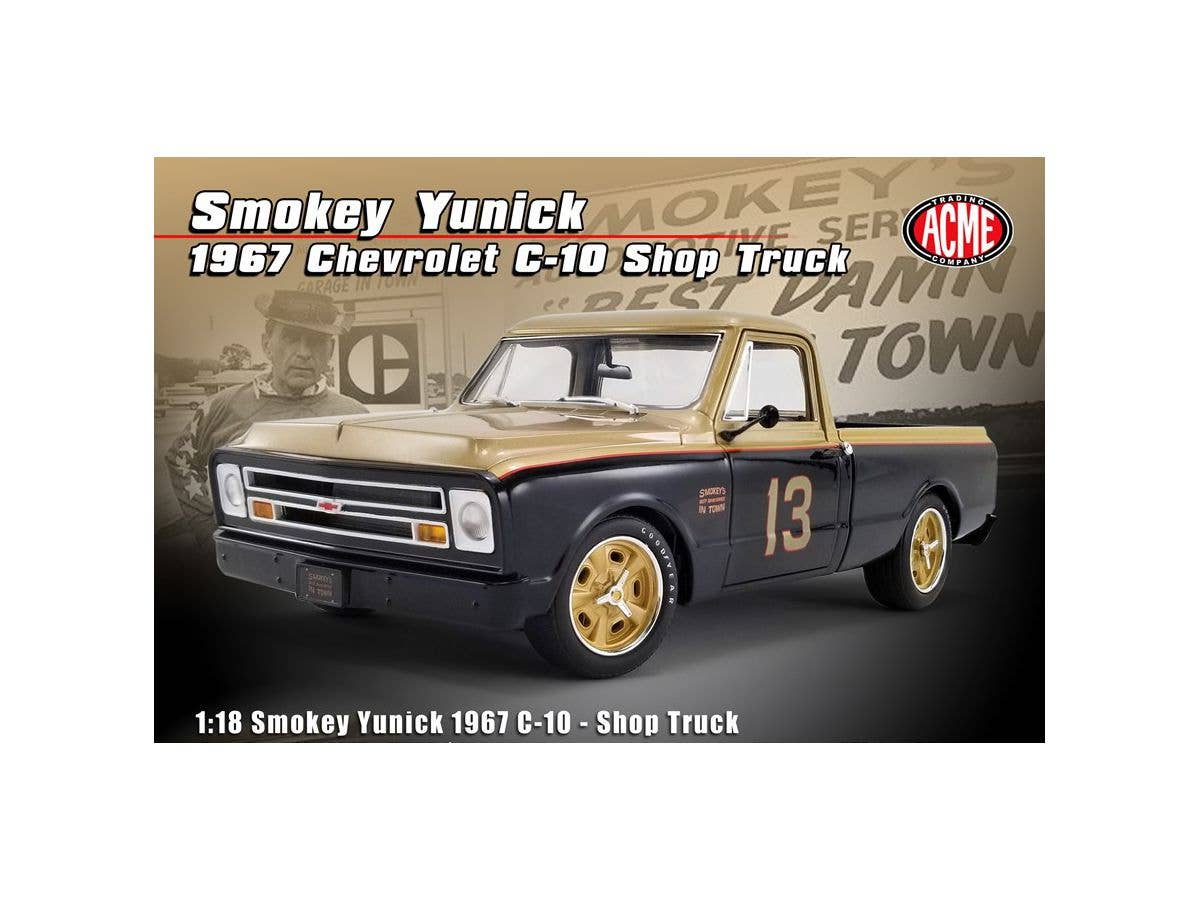 1/18 ACME 1967 Chevrolet C10 Smokey Yunick Shop Truck