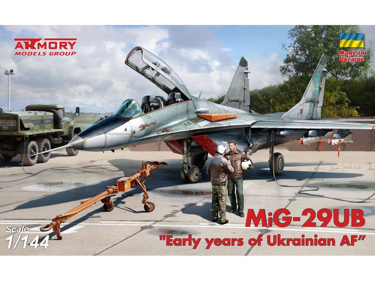 1/144 MiG-29UB 9-51 フルクラムB 初期ウクライナ空軍