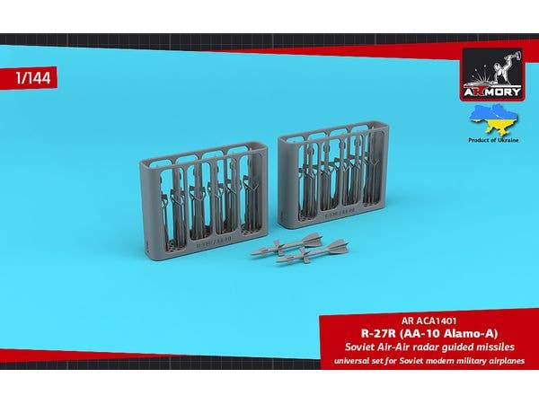 1/144 R-27R (AA-10 アラモ-A)レーダー誘導空対空ミサイル (12個入)
