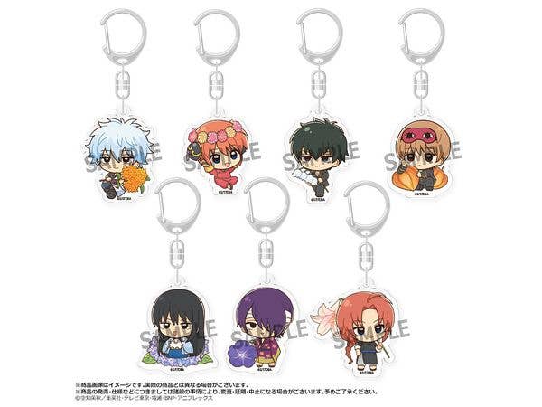 TVアニメ 銀魂: トレーディングアクリルキーホルダー Birth Flowers 1Box 7pcs