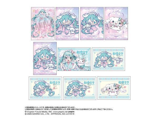 初音ミク×シナモロール: 夢桜Ver. ブロマイドセット