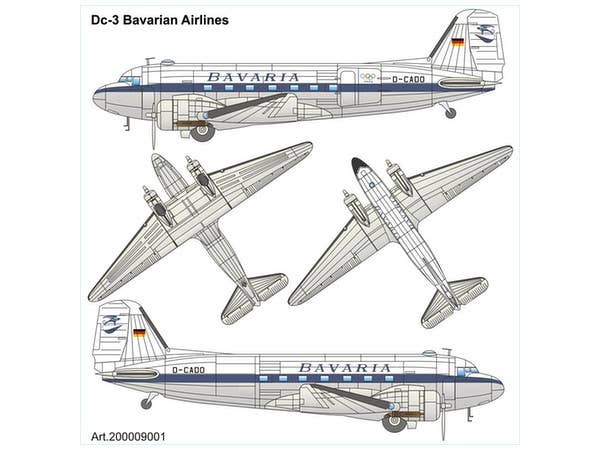1/87 ダグラスC-47バヴァリア航空