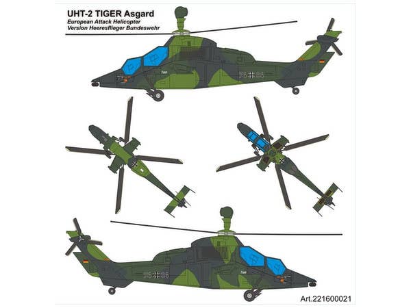 1/87 ユーロコプタータイガーASGARDドイツ連邦軍ISAF